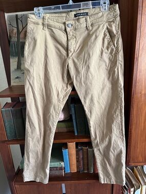 Mavi Men's Khaki Straight Slim Chino Pants